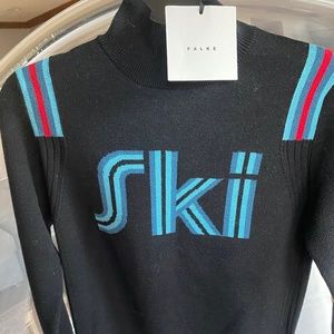 Free People Falke mock neck ski sweater